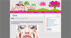 Desktop Screenshot of blog.galerienehtu.cz