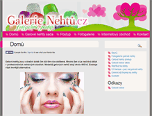 Tablet Screenshot of blog.galerienehtu.cz